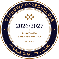 Znak Cyfrowe Przedszkole 2026/2027, poziom placówka zweryfikowana